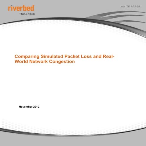 Riverbed White Paper - Simulated Packet Loss