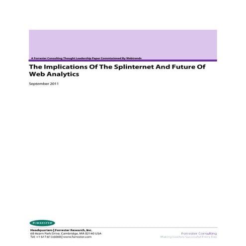 Whitepaper the implicationsofthesplinternet-webtrends