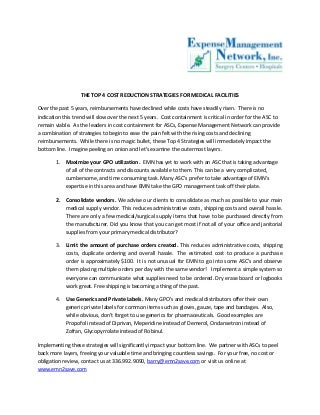 cost reduction strategies