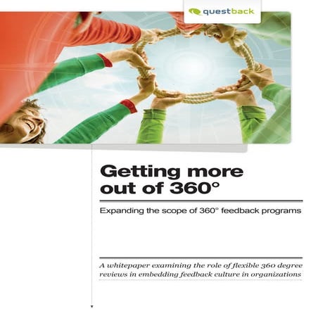 How do you engage employees? Whitepaper 360° employee feedback