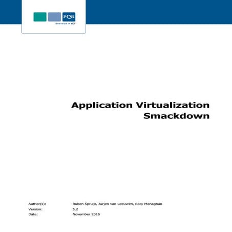 Whitepaper application virtualization_smackdown