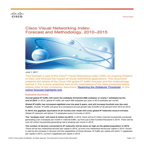 White paper Cisco Broadband