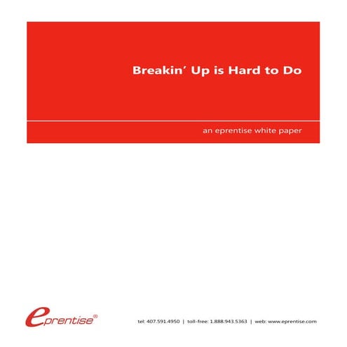 Breakin' Up Is Hard To Do