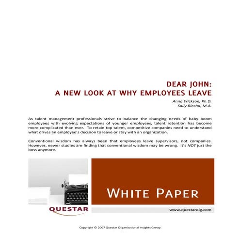 Whitepaperdearjohn erickson 2007