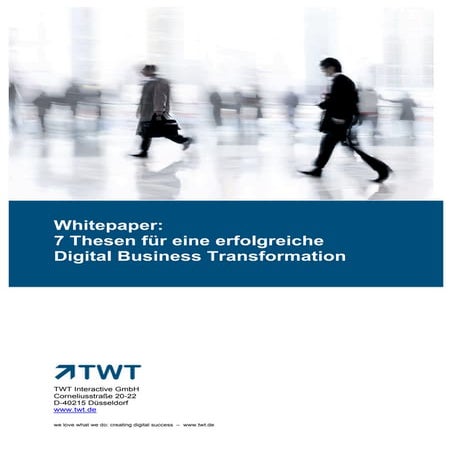 Whitepaper Digital Business Transformation