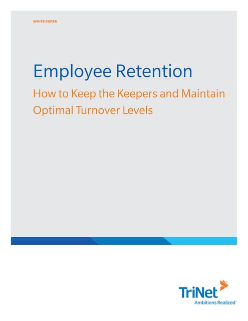 White Paper  Employee Retention