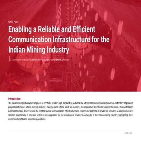White Paper_Enabling a Reliable and Efficient Communication Infrastructure fo...