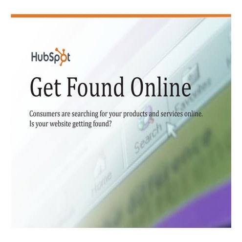 Hubspot Whitepaper: Get Found