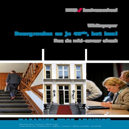 IBO Business School whitepaper 'Doorgroeien na je 40ste, het kan!'