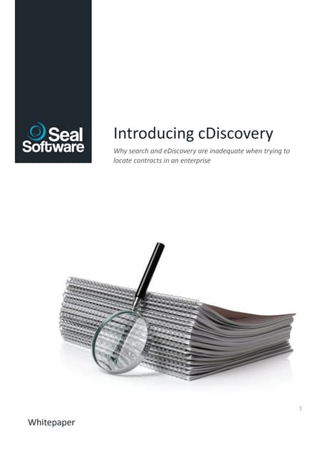 Whitepaper Introducing C Discovery