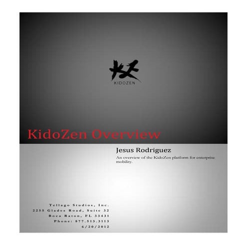 Whitepaper KidoZen  overview