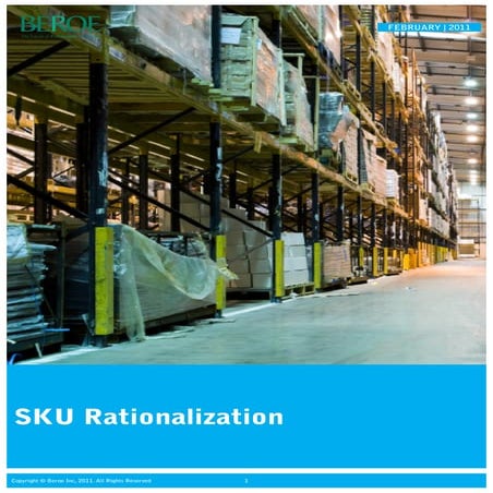 SKU Rationalization