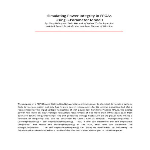 White paper pi 11012011