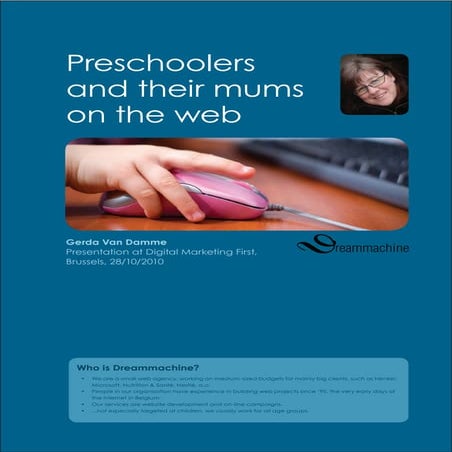 Preschoolers & their mums on the web