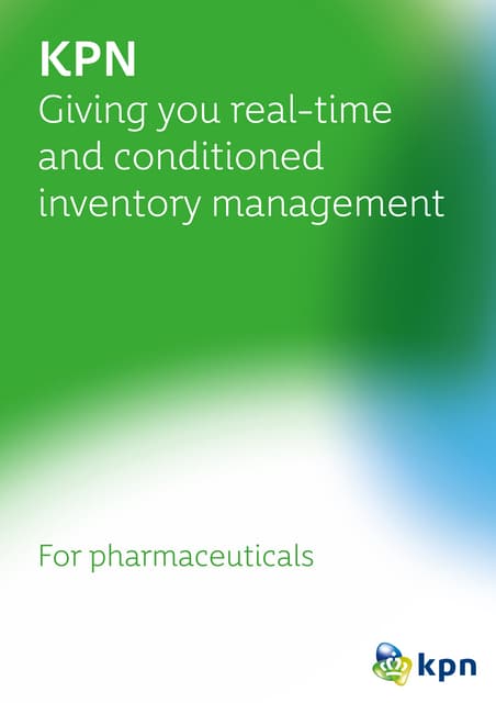 KPN M2M's RFID Whitepaper - Giving you real-time and conditioned inventory ma...