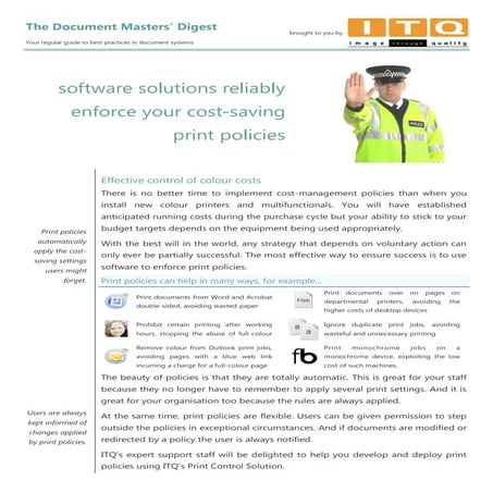 White Paper Rules And Preferences Are Important Control Colour Costs