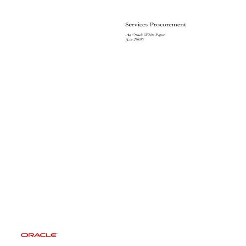 White paper service procurement