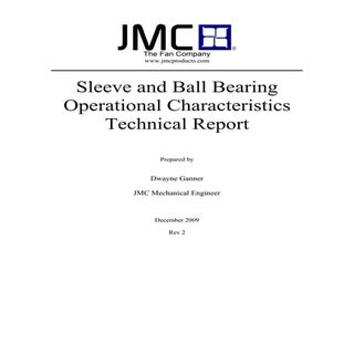 Sleeve & Ball Bearing Operational C...