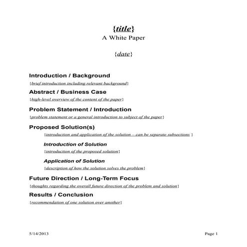 White paper template_short