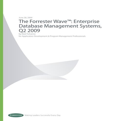 Microsoft India - SQL Server The Forrester Wave Enterprise Database Managemen...