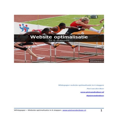 Whitepaper website optimalisatie in 6 stappen