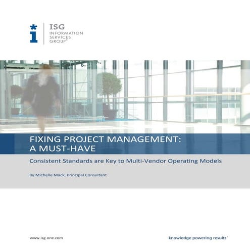 Fixing Project Management: A Must-Have