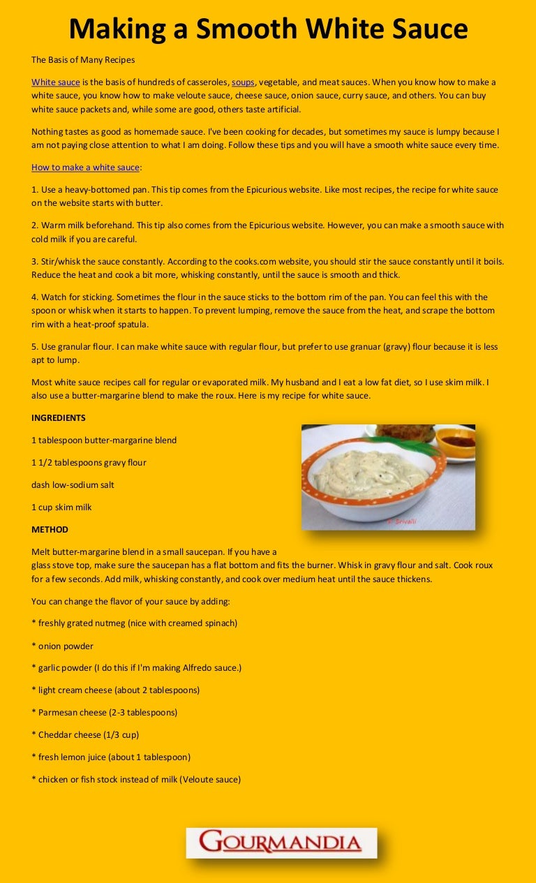 White sauce