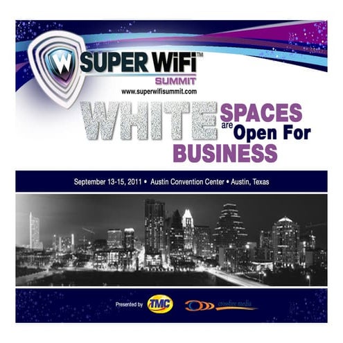 White spaces above 3 g hz and an application