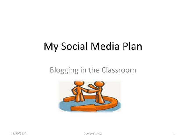 White's Social Media Plan and Acceptance Use Policy (AUP)