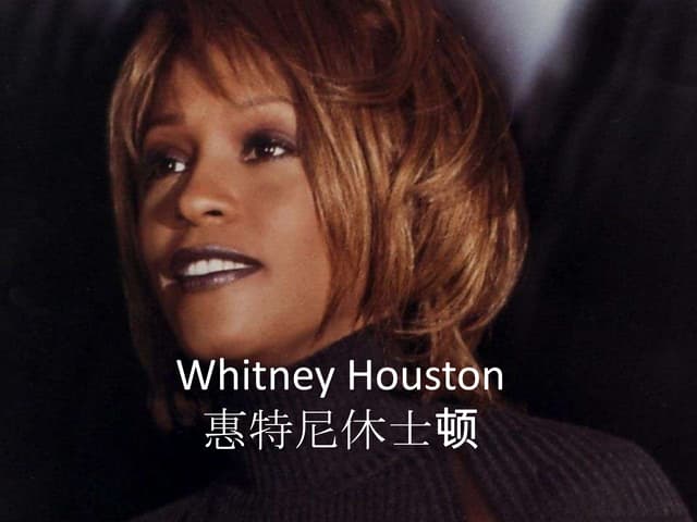 Whitney houston