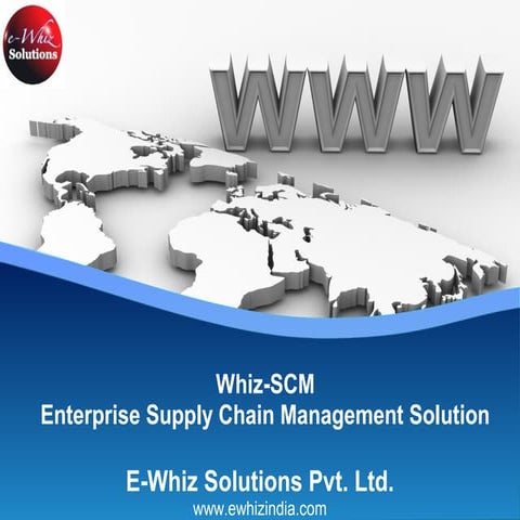 Manufacturing ERP Software - WhizSCM