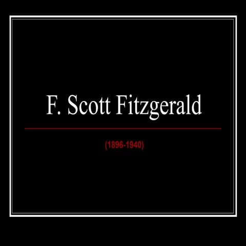 Intro to Fitzgerald