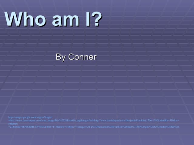 Who am I?