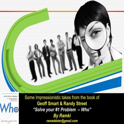 Who -Solve your #1 problem