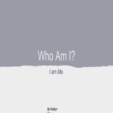 Who am i | PPTX