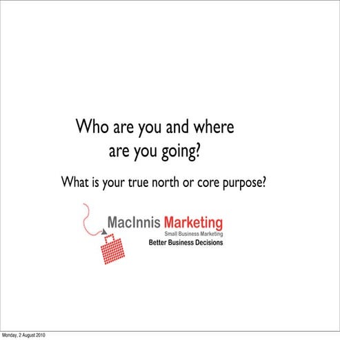 Who am I and what is my true north, pdf