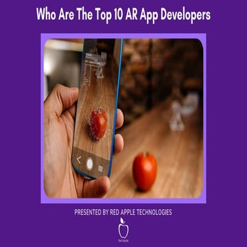 Who Are The Top 10 AR App Developers