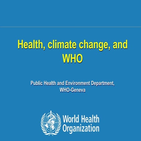 Who climate &amp;_health