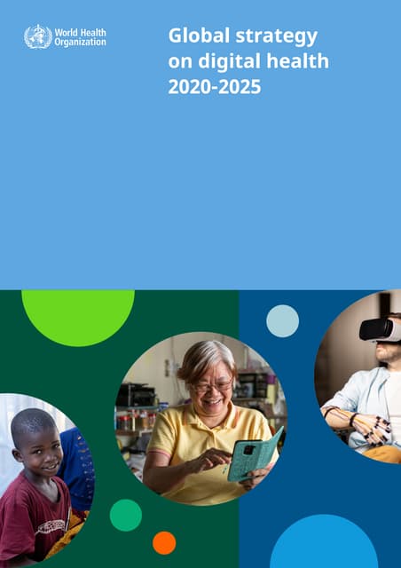 WHO global strategy on digital health 2020 2025  PDF