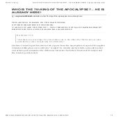 WHO IS THE 7th KING OF THE APOCALYPSE_... HE IS ALREADY HERE! 