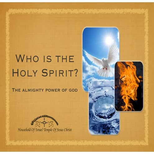 Who Is the Holy Spirit?