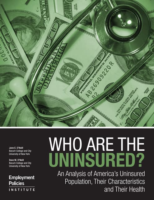 Who Is The Uninsured