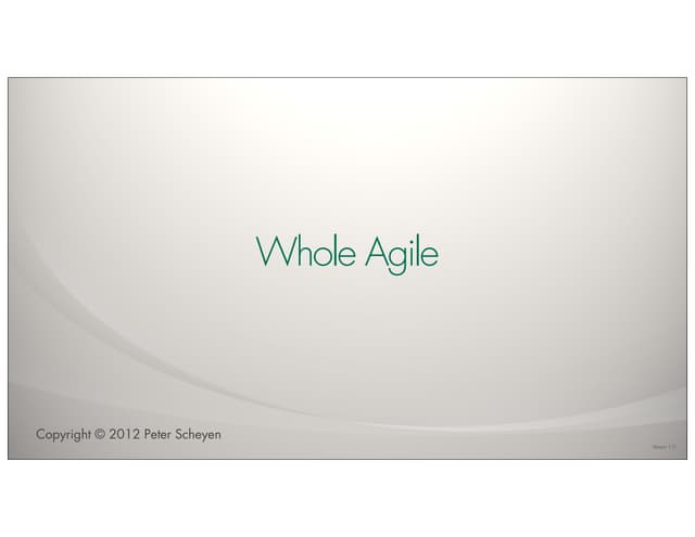 Whole Agile