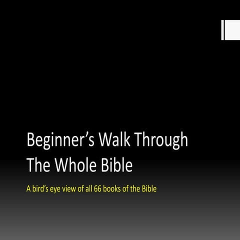 learn the whole bible in 15 minutes