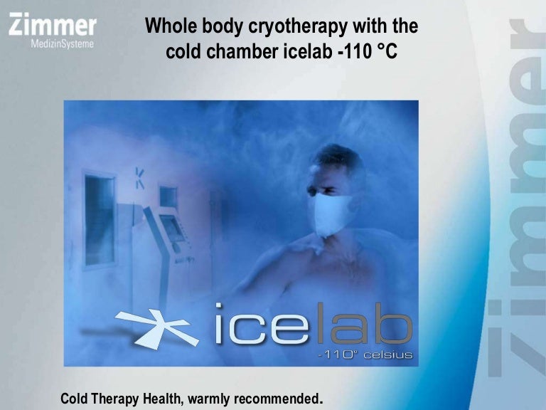 Whole body cryotherapy (wbc) in the cold chamber icelab minus 110 °C