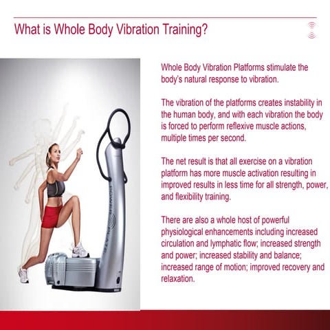 Whole Body Vibration For Health Clubs | PDF