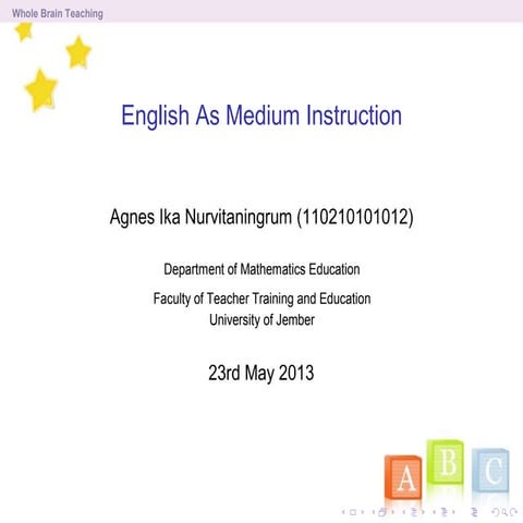 Whole brain teaching