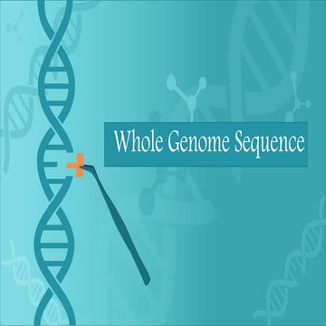 Whole genome sequence