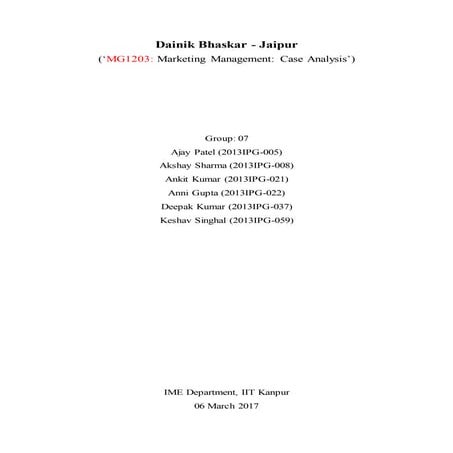 Dainik Bhaskar Jaipur doc