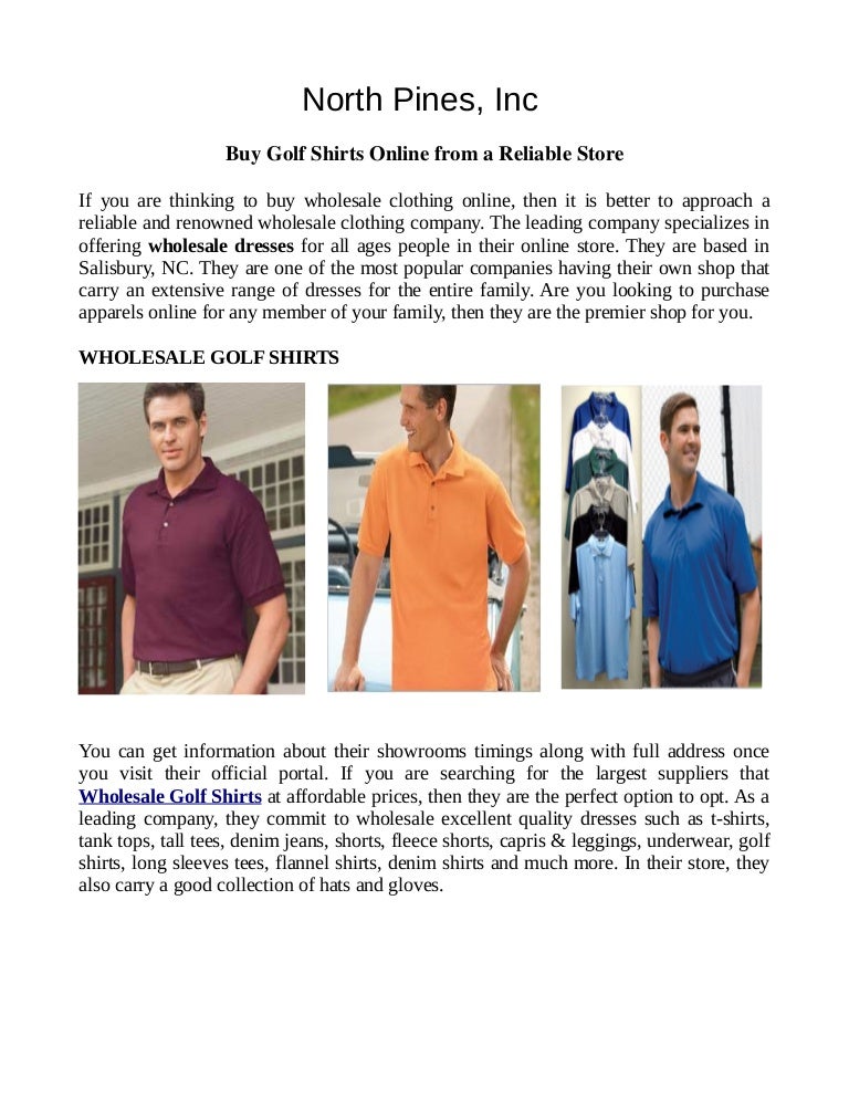 buy golf shirts online